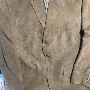 Murano Men's  TOP QUALITY 100% Polyester Blazer in Taupe sz XL